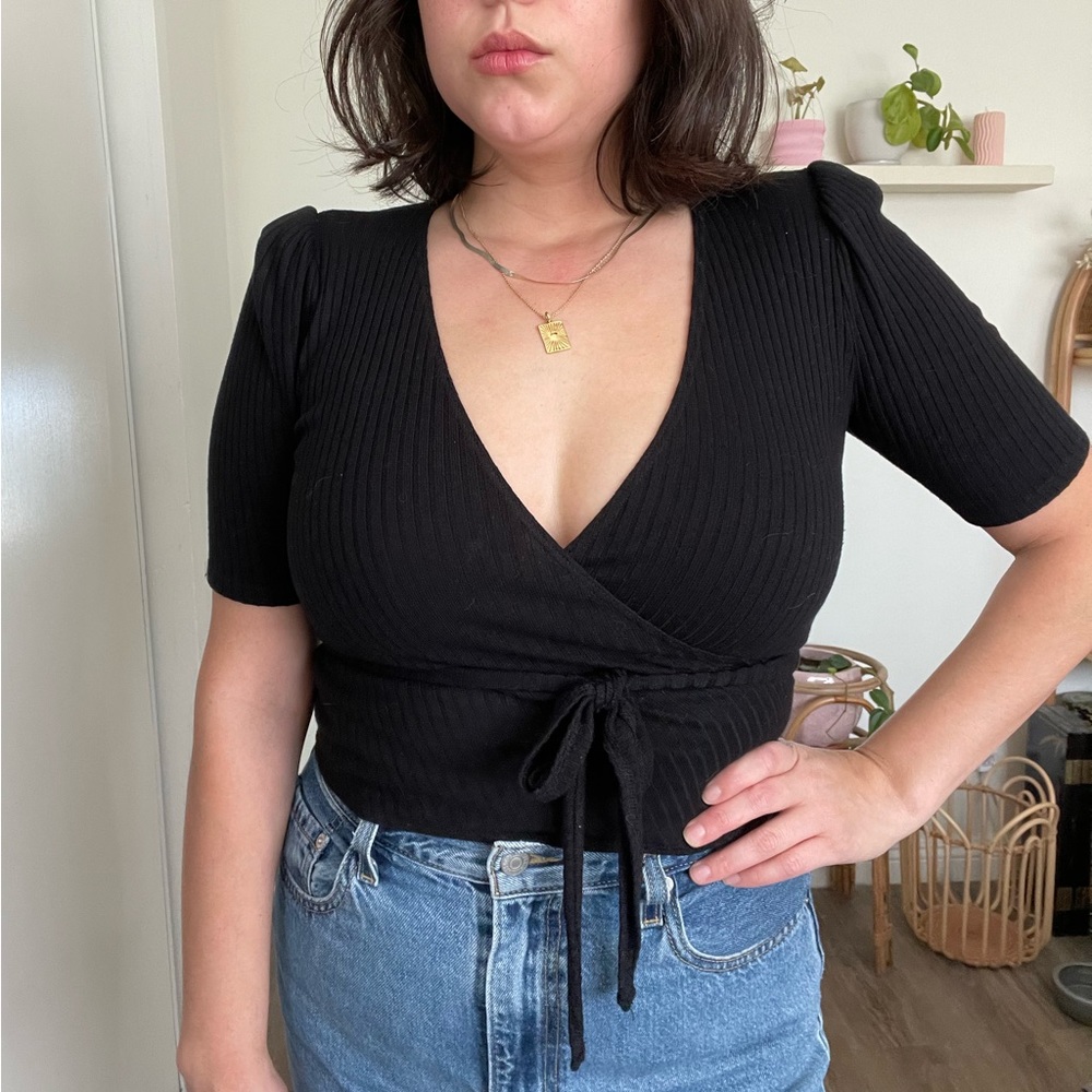 Reformation Flora Wrap Top